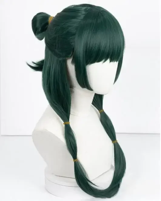 

Anime Maomao Cosplay Wig 50cm Long Dark Green Mao Mao Wigs Heat Resistant Synthetic Hair Maomao Cosplay Wigs