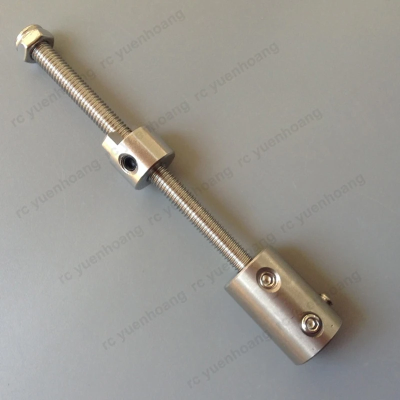 Eje de transmisión de 5mm, ejes de extensión de Motor, acoplamiento de acero inoxidable de 5x8mm para remolcador/barco de cebo RC, biela modificada, 2 uds.