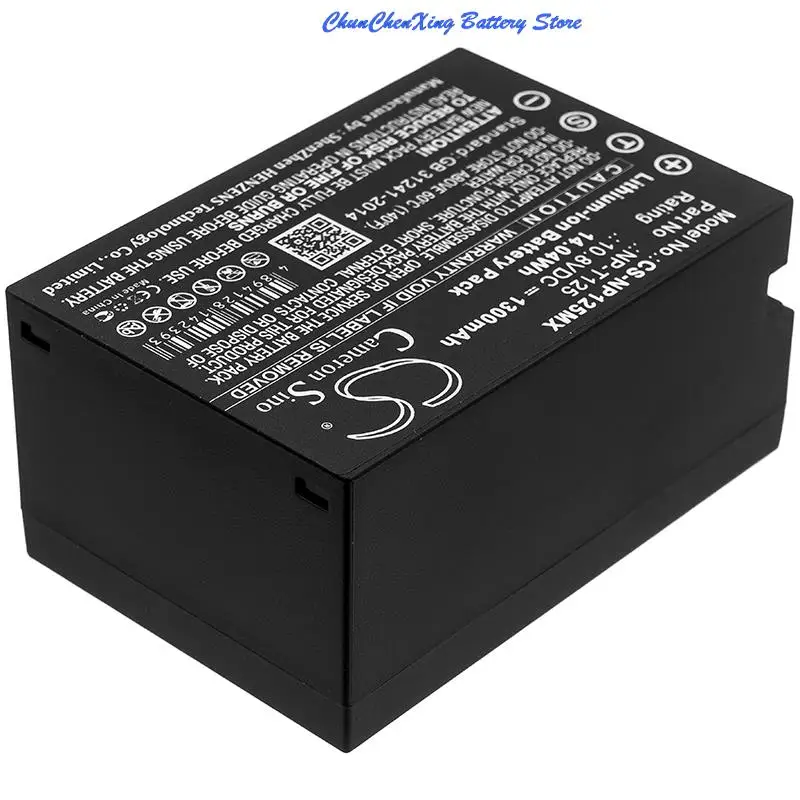 

100% NEW 1300mAh battery NP-T125 for Fujifilm GFX 50S, Medium Format GFX