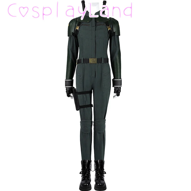 Yelena Cosplay Costume Jumpsuit Accessories Full Set Women Battle Suit Halloween Comic Con Role Play Outfit Custom Made