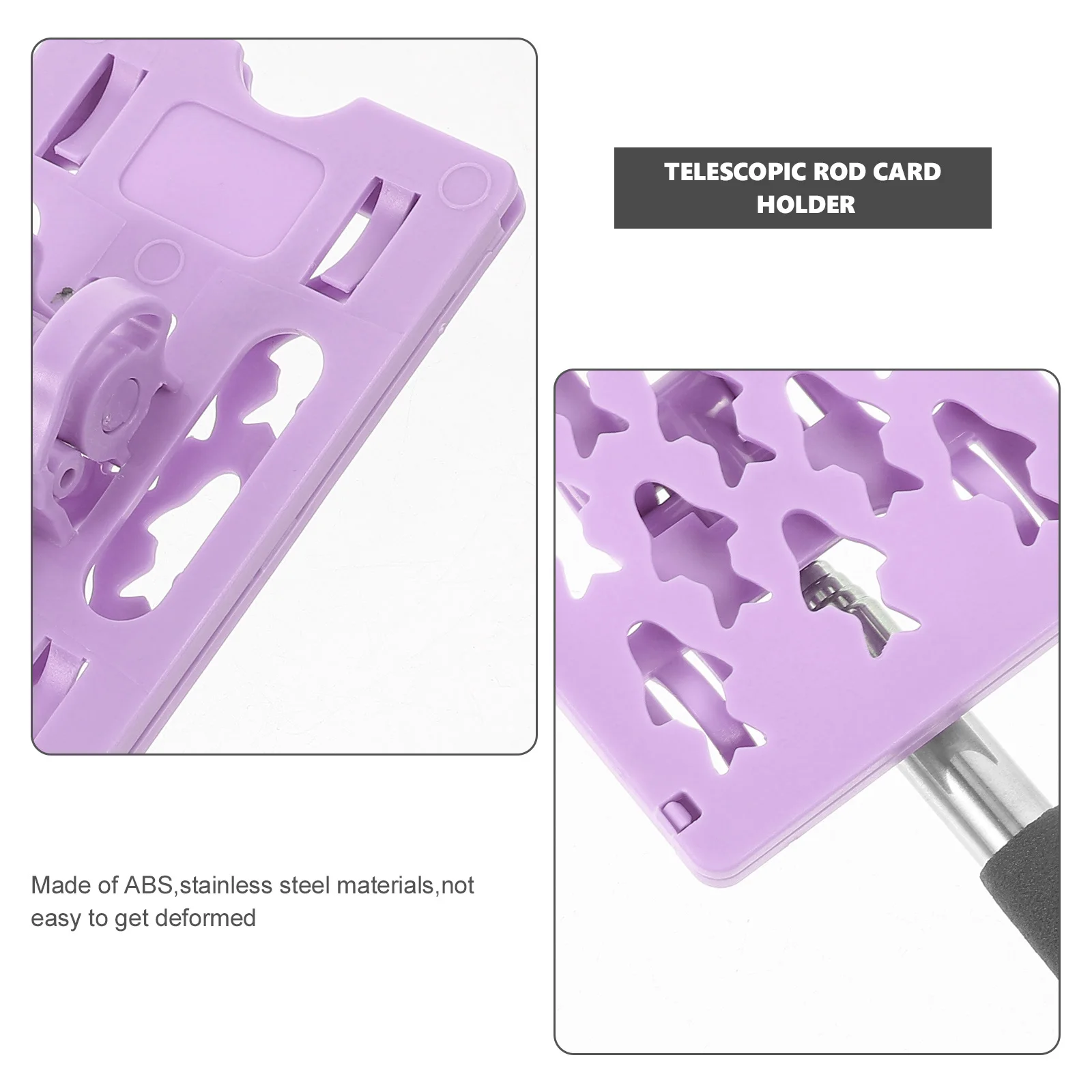 

Telescopic Parking Check Lever Abs Material Payment Rod Car Gadget Grabber Tool Card Holder Extendable Blue Grey