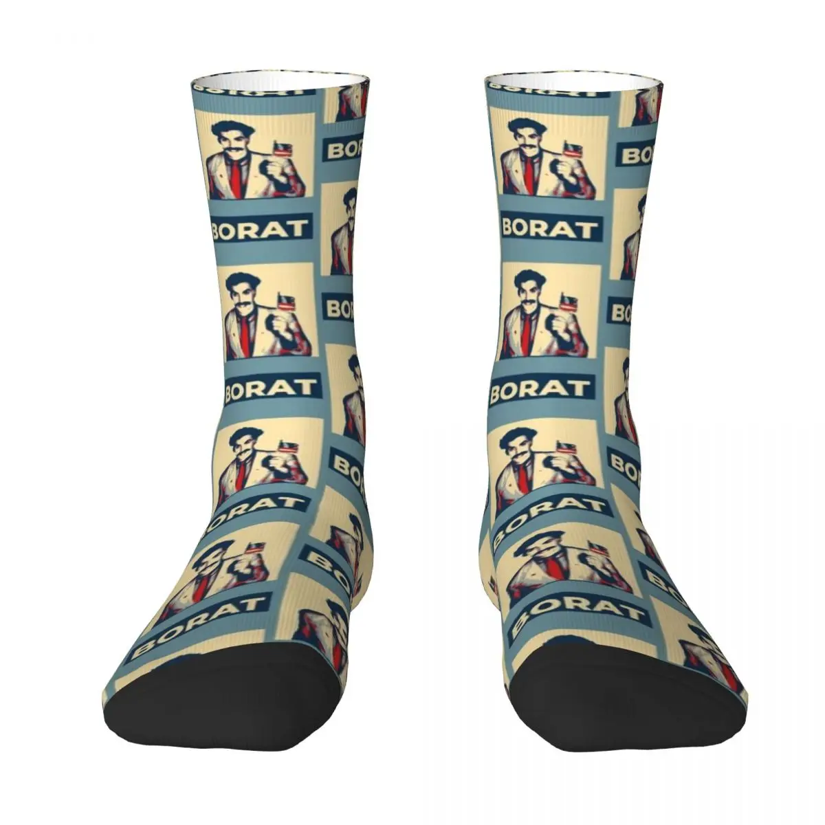 

Borat for President Socks crazy soccer anti-slip loose Boy Child Socks Women's