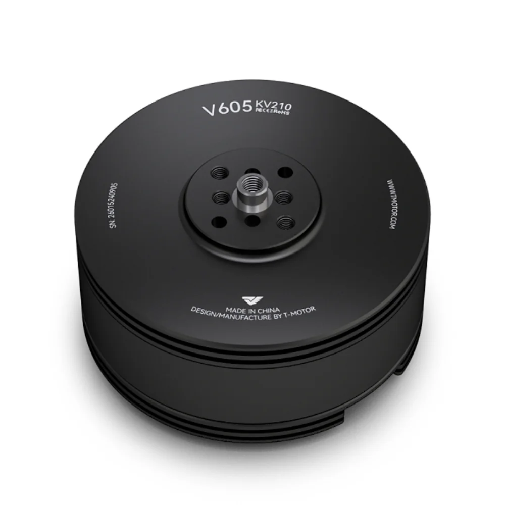 T-MOTOR V605 KV210 12S Vtol 3200W Brushless 10kg 20kg 30kg Payload Bldc Large Drone Motor