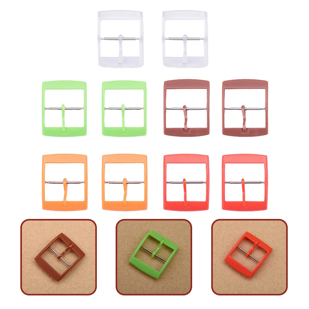 

10pcs Plastic Band Buckles Clasp Replacement Accessories Durable Adjustable Skin-Friendly Easy Installation Supplies