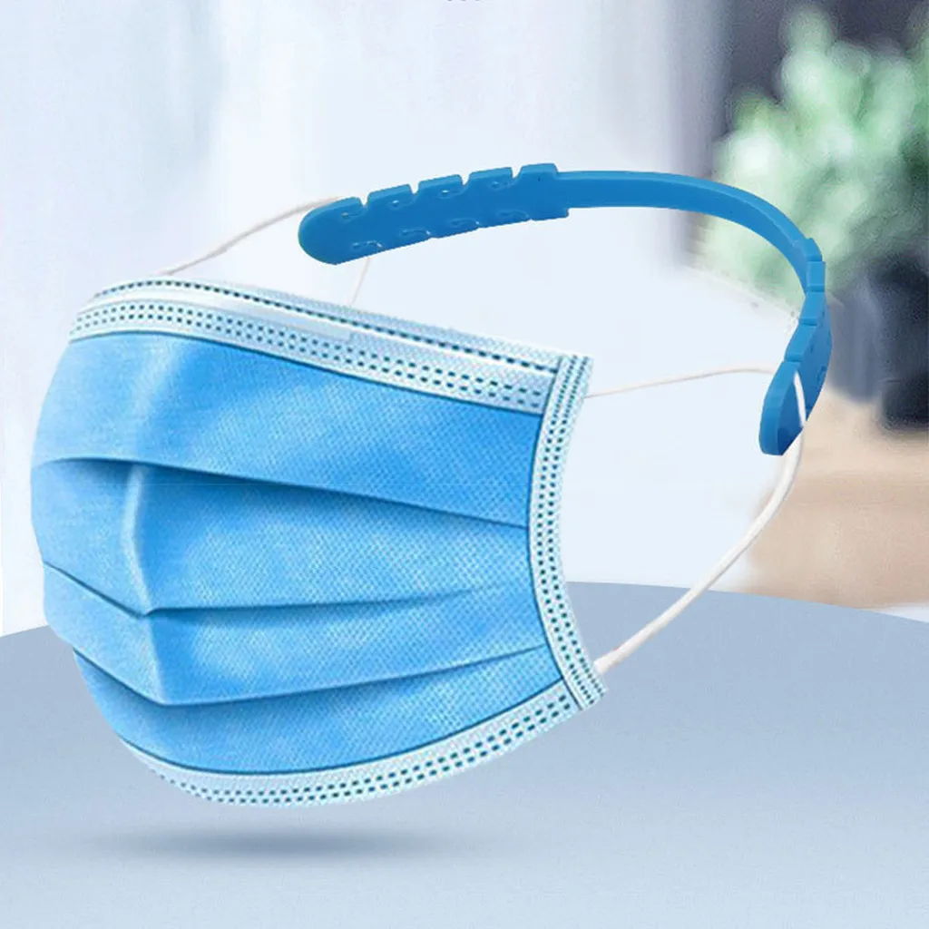 قناع مضاد للخنق لحماية الأذن، ملحقات قناع خطاف الأذن قابلة للتعديل، لون سادة، متعدد الألوان، حماية يومية عملية #2