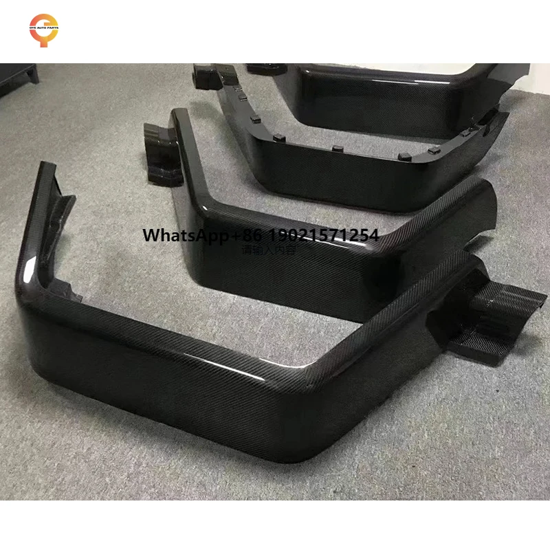 G 클래스 W463 건식 탄소 섬유 자동차 펜더 플레어 휠 아치 눈썹 포그 왜건 G500 G350