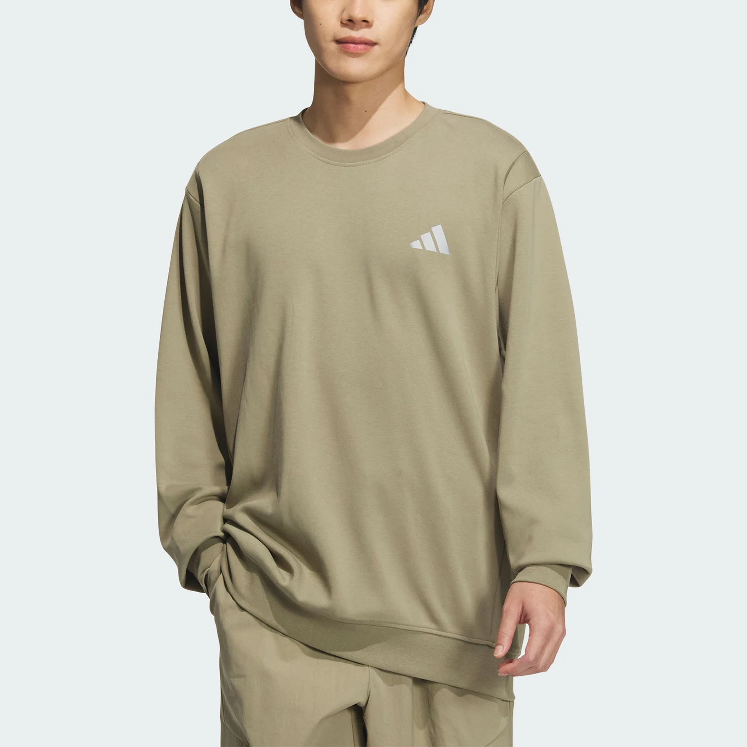 

Adidas genuine New Men's Knitted Loose Outdoor Casual Sweatshirt JX1791