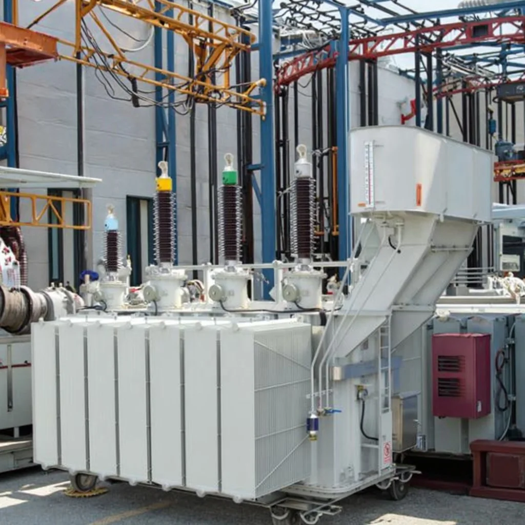 High Conductivity Oil Type Transformer Low No Load Loss Three Phase Power Converter for Urban Grid Maintenance
