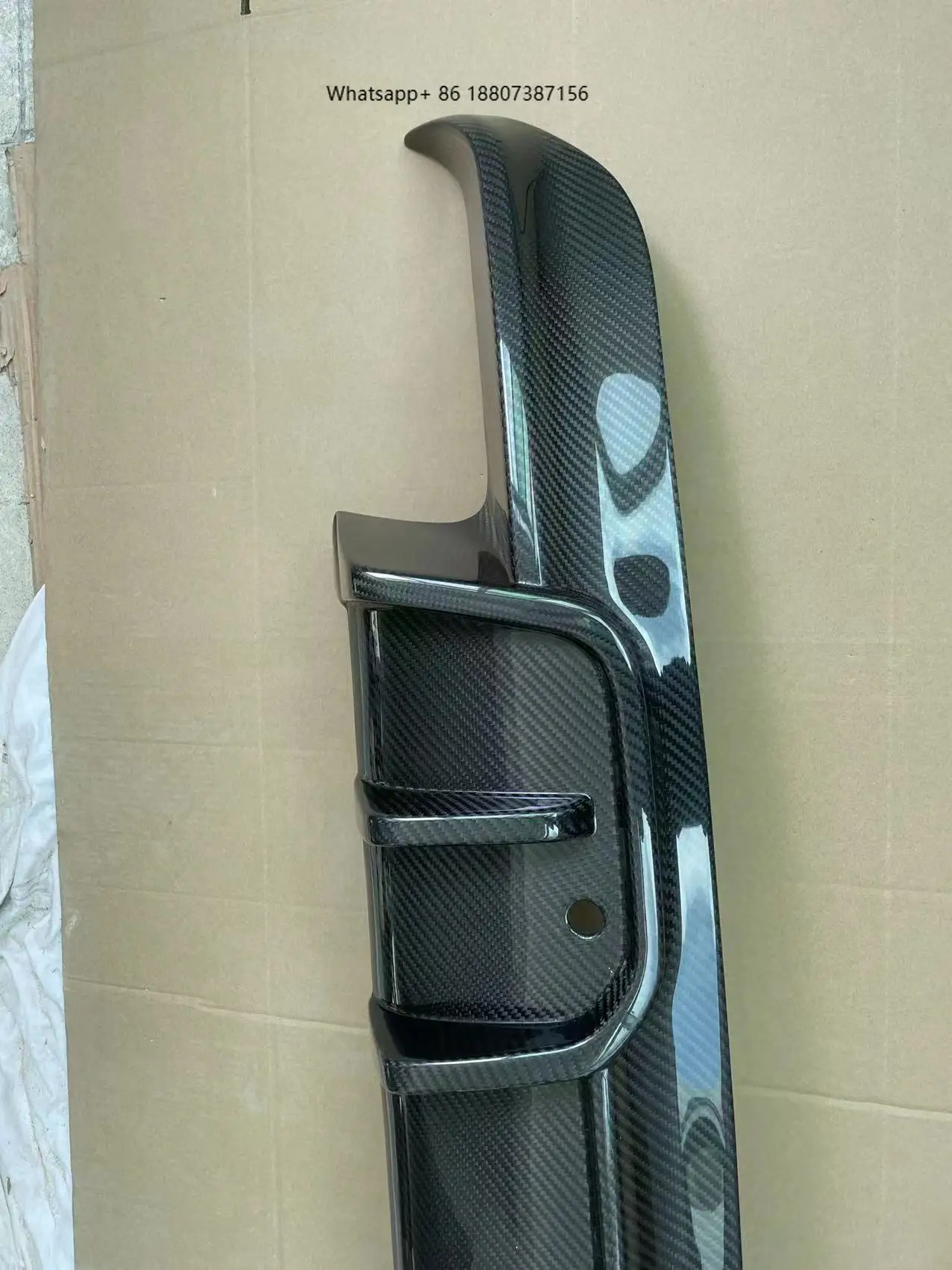 

High Quality Dry Carbon Rear Diffuser for F95 X5M F96 X6M Rear Bumper Lip Perfect Fitment