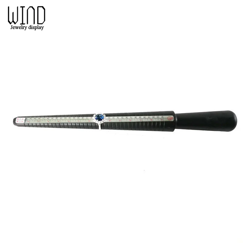أدوات المجوهرات حجم الخاتم مغزل عصا قياس الإصبع حجم الحلقة قياس أداة المجوهرات مجموعة حجم الخاتم
