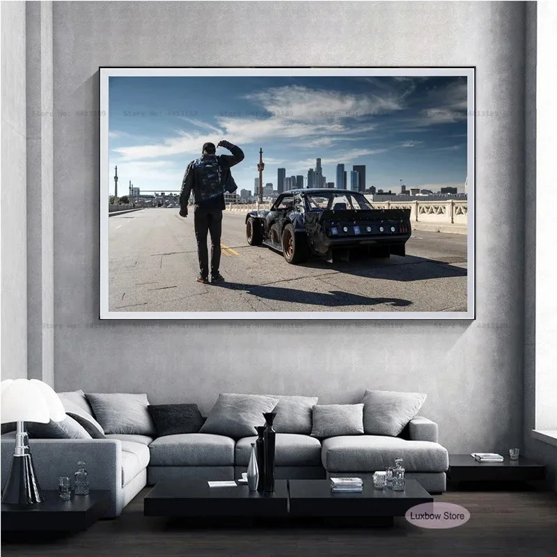 Kens Poster Blocks 1967-2023 Racing Legend 43 Driver Star Poster Prints Canvas Painting Art Wall Pictures Living Room Home Decor