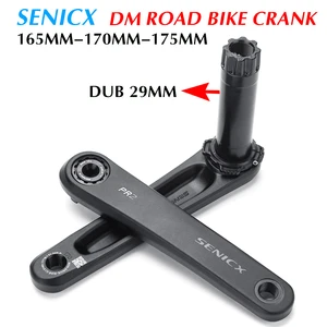 SENICX-PR2 Road Bike Crank, Folding Bike, 2x10, 11, 12 Speed, 165mm, 170mm, 175mm 7 Main sales crank 2 speeds - №3