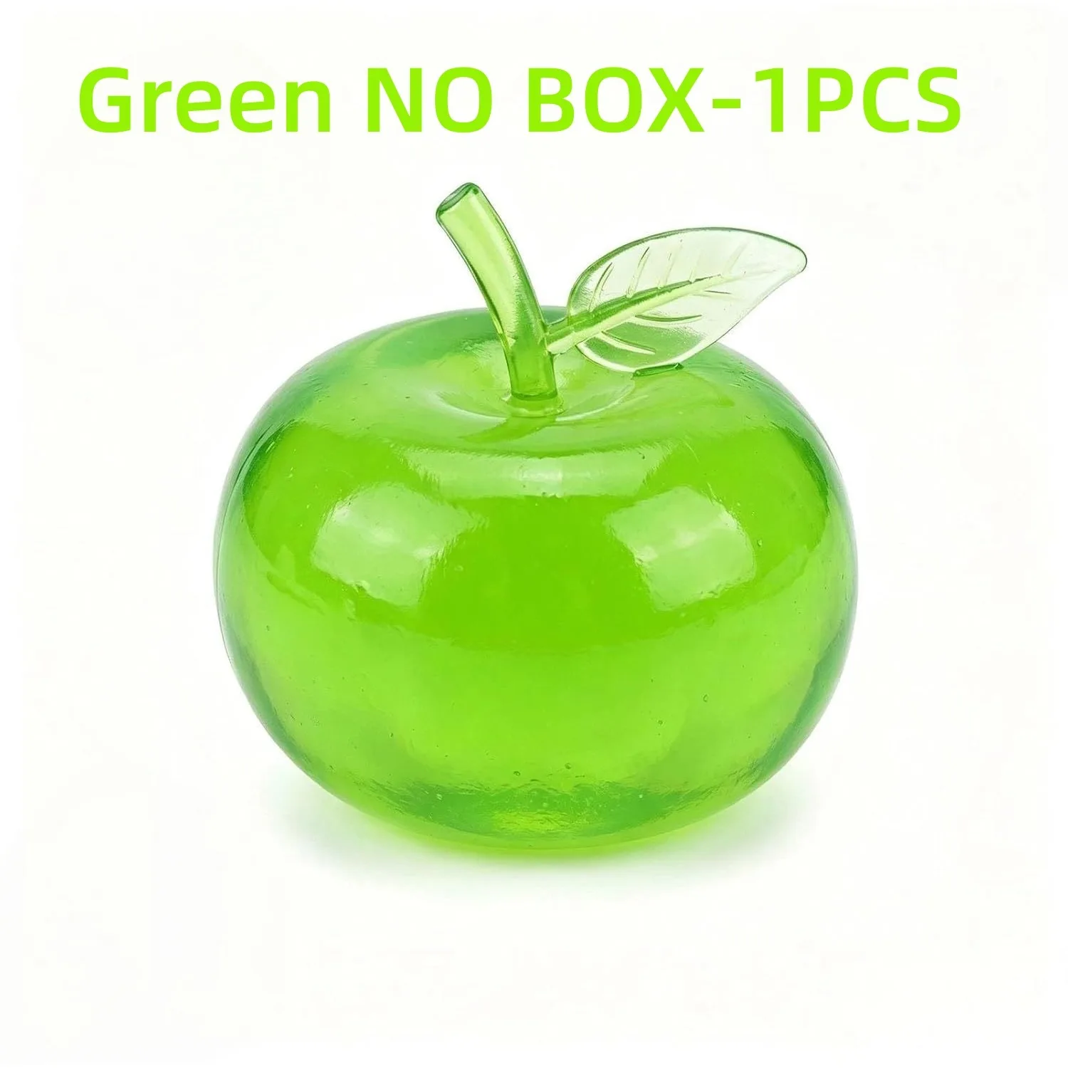 Soft Maltose Fruit Apple Toy Bright and Soft Cube Squeezing Toy Fun Stress Resistant Sensory Toy Christmas Toy