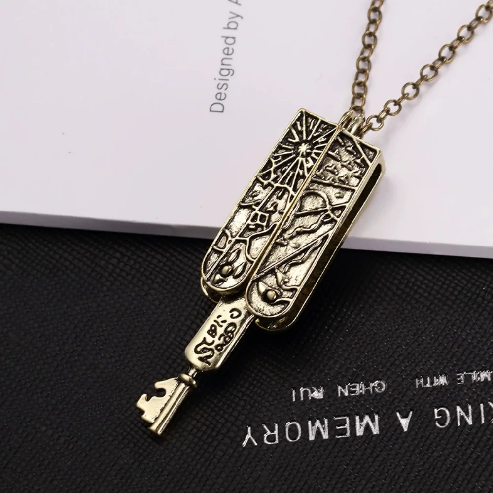 GRIMM boîte clé peut ouvrir pendentif colliers pour hommes femmes LOLITA VINTAGE ANIME collier HALLOWEEN COSPLAY bijoux cadeaux