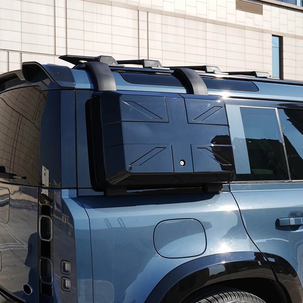 

Car Baggage Carrier Side Storage Tool Box Glossy Black For Land Rover New Defender 2020+