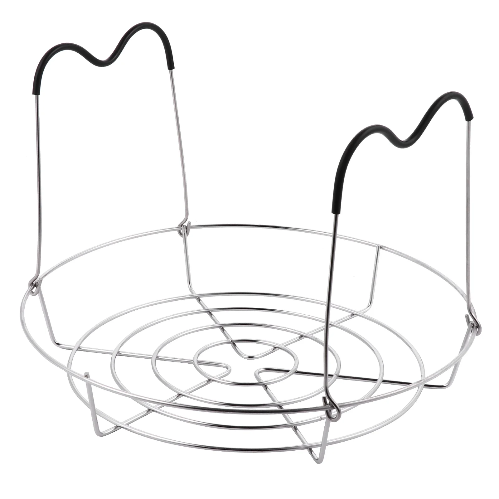 

Stainless Steel Can Rack Large Space Foldable Jar Basket Kitchen Utensil Canning Storage Cooling Food Practical Elasticity