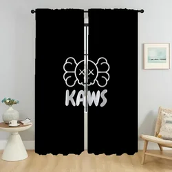 Shades K-kawes Elegant Room Curtains for Camera Kitchen Curtains 2 Pieces Partition Living Room Curtain Halloween Decoration