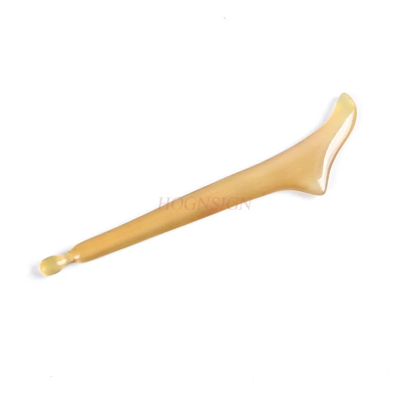 

Guasha Board Natural Sheep Horn with Unique Handicraft Scraping Therapy Spa Massage Tool