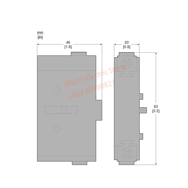 VZ12 Schneider VARIO Load Switch Accessories Add-on Module/Auxiliary contact Neutral pole module (contact first on then off)
