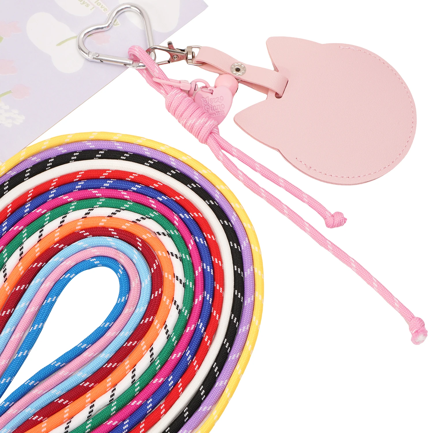 1/5M 5mm Colorful Multi-functional Hand-woven Rope for DIY Backpack Pendant Phone Lanyard Craft Jewelry Making Accessories