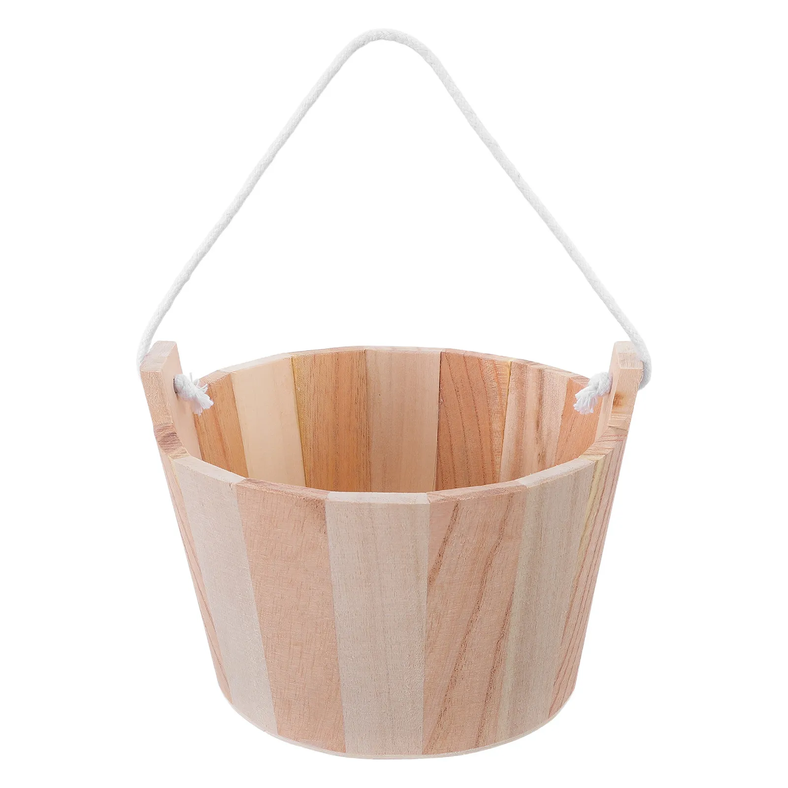 

Sauna Bucket Wooden Sauna Barrel and Ladle Spa Steaming Bathroom Tool Tub Bucket for Home Hotel Sauna Room Spa Accessories