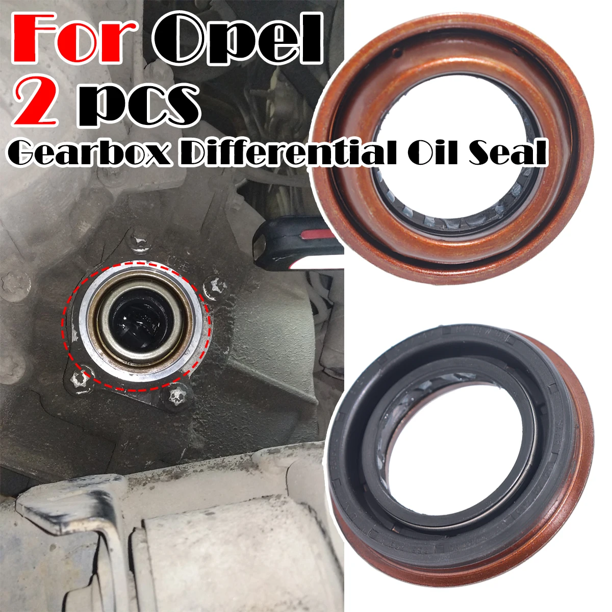 Junta de eje de transmisión de caja de cambios de eje delantero, sello de aceite para Opel Vauxhall Astra G H J Cascada Combo Corsa C, sellado de junta tórica de eje de transmisión, 2 uds.