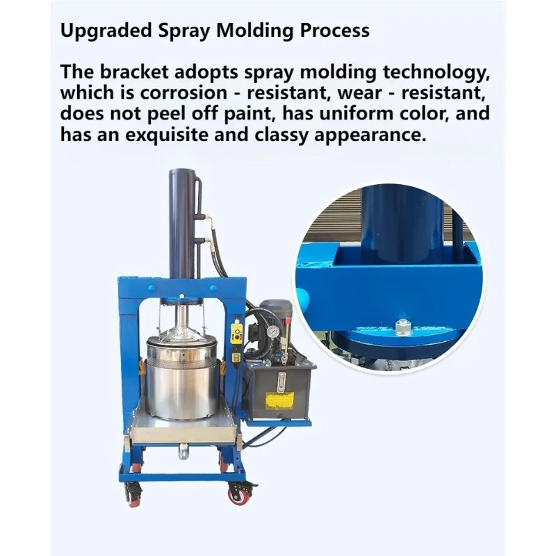 الصحافة الكهربائية أوتوماتيكية بالكامل كبيرة الصحافة الزيت الهيدروليكي تجفيف المياه النبيذ ليز عصارة الصناعية