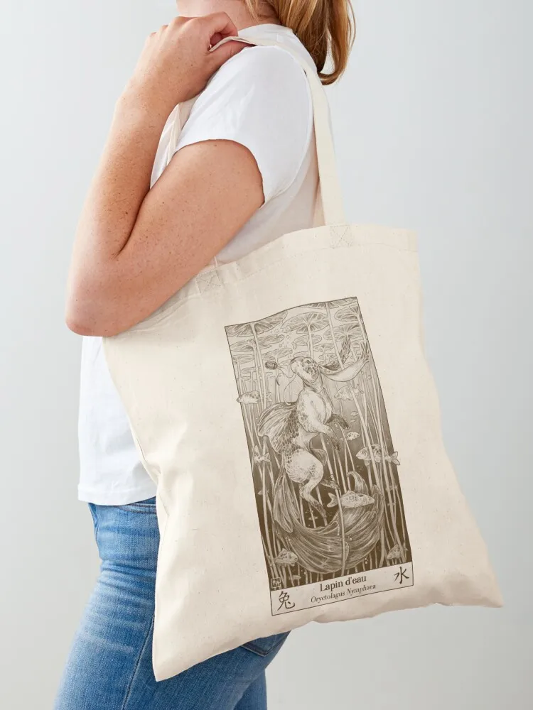 

Water Rabbit - Lunar New Year 2023 Tote Bag Lady bags Women's shopping bag custom fabric bag bags for women