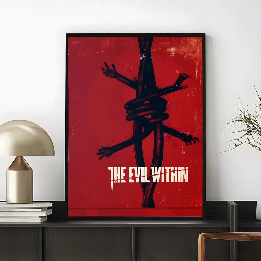 Classic Game T-The Evil Within Poster Classic poster and wall art prints are suitable for living rooms, bedrooms, bars view 6