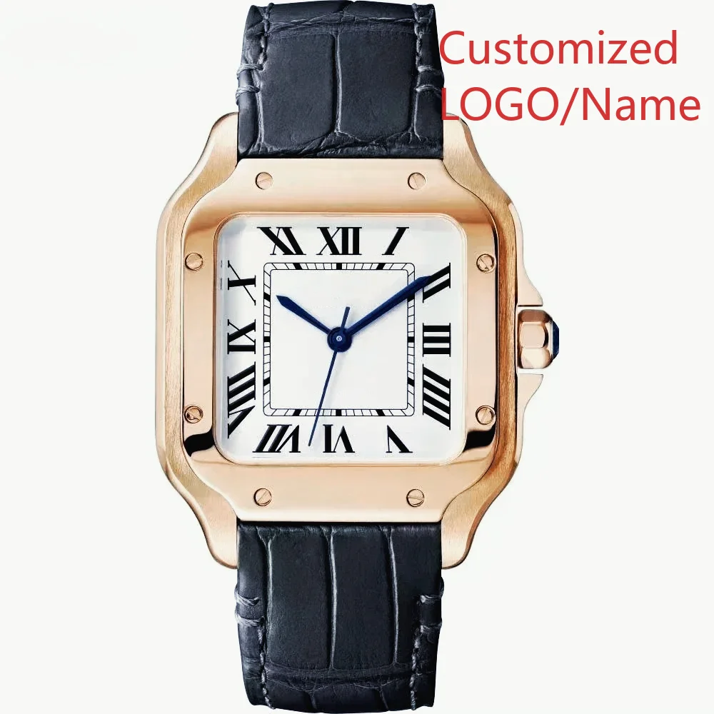 A1212 35 mm, 40 mm Unisex Square Automatic Mechanical Watch  Sapphire Crystal, 904L Customized Watches