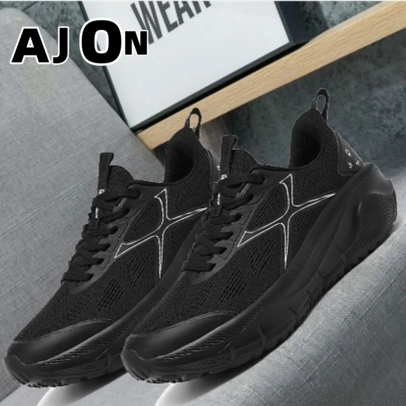 

Unisex autumn and winter men's sports shoes mesh men's shoes breathable leisure zero drop outdoor work jogging women's shoes