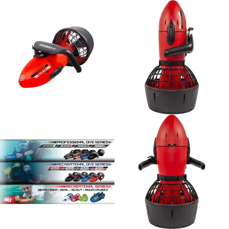 Recreational Dive  RDS 200 Diving Scooter Underwater Scooter Sea Scooter Red / Black