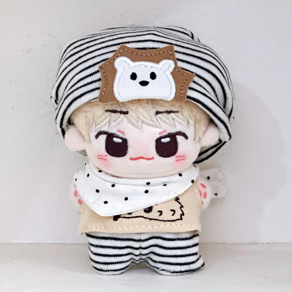 Kleidung Igel T-shirt 10 cm Baumwolle Kleidung Gestreiften Hut Schöne Kleidung Outfit Anzug Kreative Dress Up Set kinder Geschenk