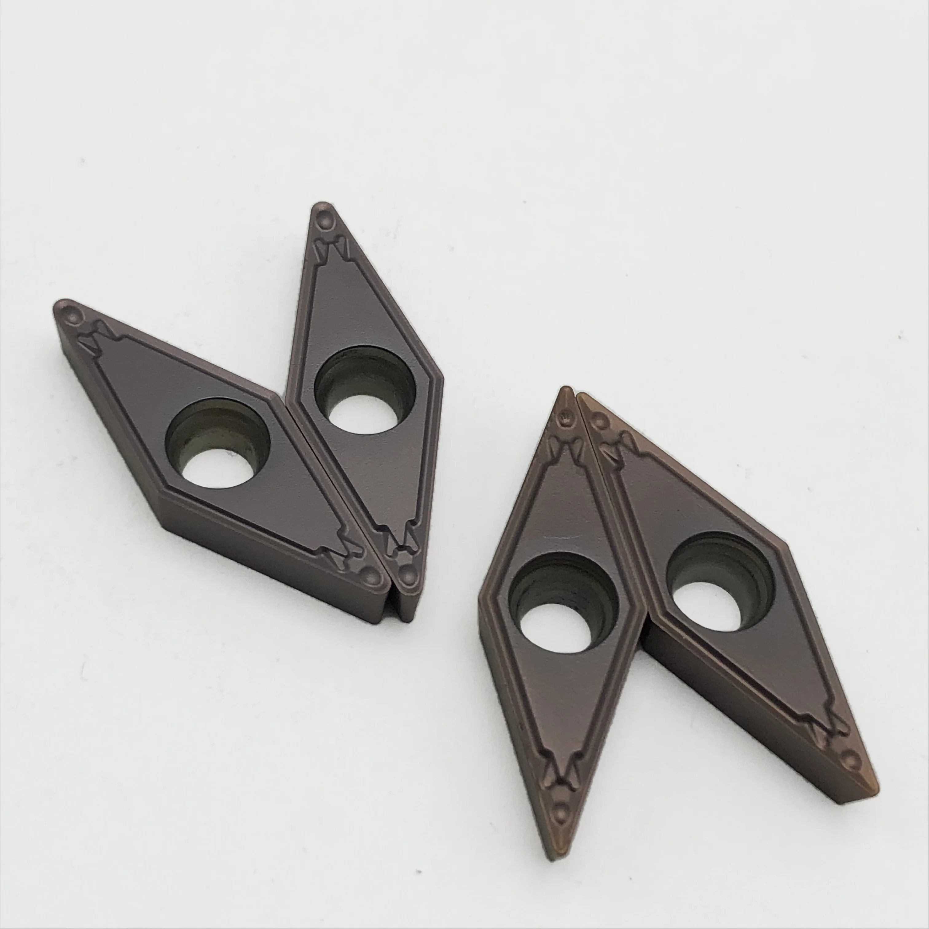 Ferramenta de torneamento externo para aço, Lâmina de carboneto, Torno CNC, Inserção, Aço inoxidável, VBMT160404 VBMT160408 VP15TF