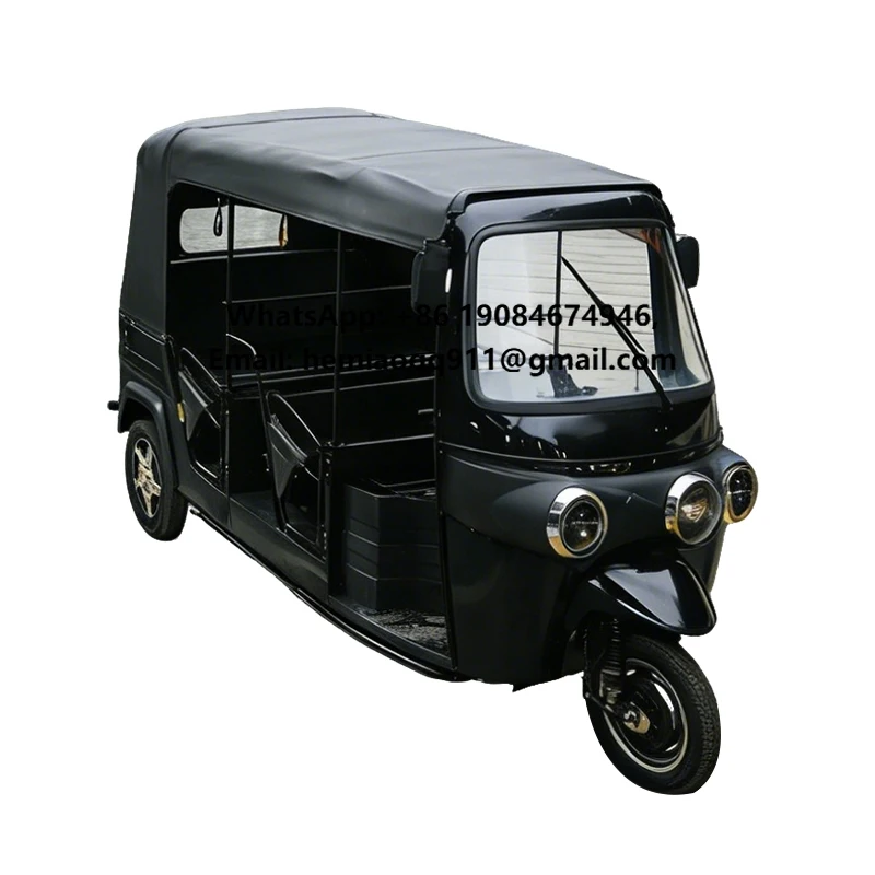KEYU New China Products 72V180AH Lithium Iron Phosphate Battery Electric 3 Wheeler TUKTUK Open 7 Passengers Heavy Duty for City
