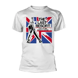 The Last Resort White T SHIRT Official skinhead oi punk