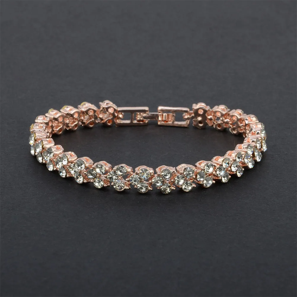 

Crystal Bracelet Ornaments Women Jewelry European and American Golden Gift