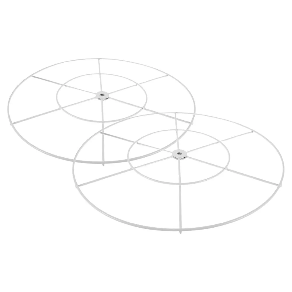 2Pcs Metal Hoop Frame for Wedding Decorations Iron Material Easy Installation Versatile Design for Parties Events