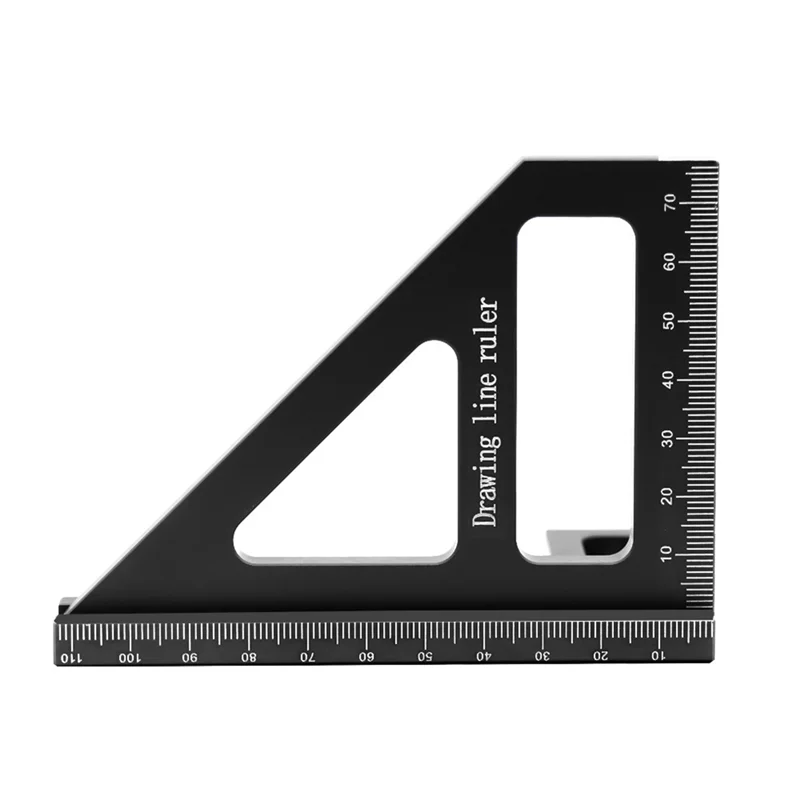 

High Quality-45/90 Degree Aluminum Woodworking Square Protractor,Multi-Angle Miter Ruler,High Precision Layout Measuring Tool,45