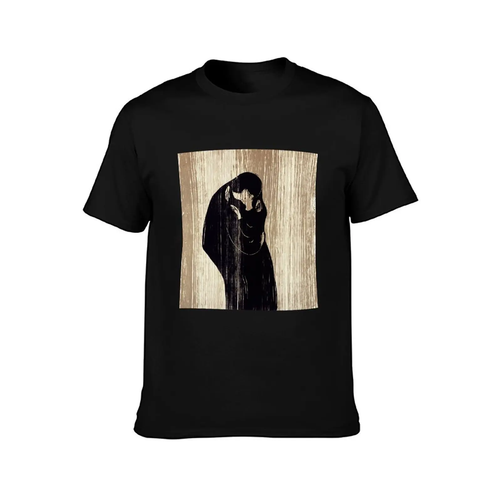 Edvard Munch - Kiss IV , 1902 T-Shirt Basic Lightweight Short Sleeve Tee