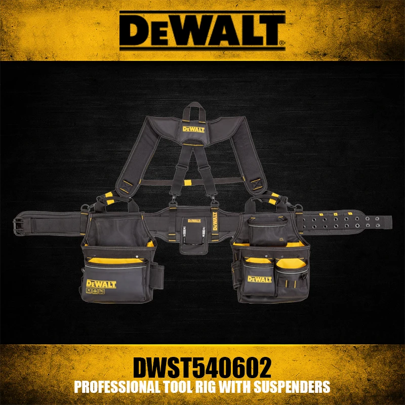 

DEWALT DWST540602 Профессиональная оснастка для инструментов с подтяжками, 25 карманами, сверхмощная конструкция