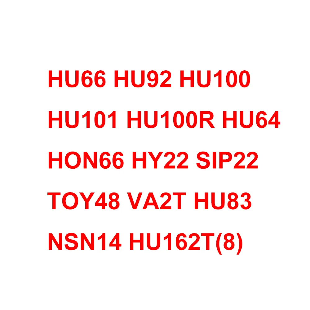Original 16Pcs/lot 2 in 1 LiShi tool 2in1 HU66 HU92 HU100 HU101 HU100R HU64 HON66 HY22 SIP22 TOY48 VA2T HU83 NSN14 HU162T(8)