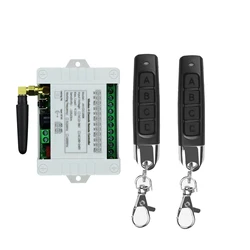 Relé inalámbrico inteligente de 4 canales, receptor de interruptor de Control remoto RF, transmisor de pulgares, CC múltiple, 12V, 24V, 36V, 10A, 433MHz