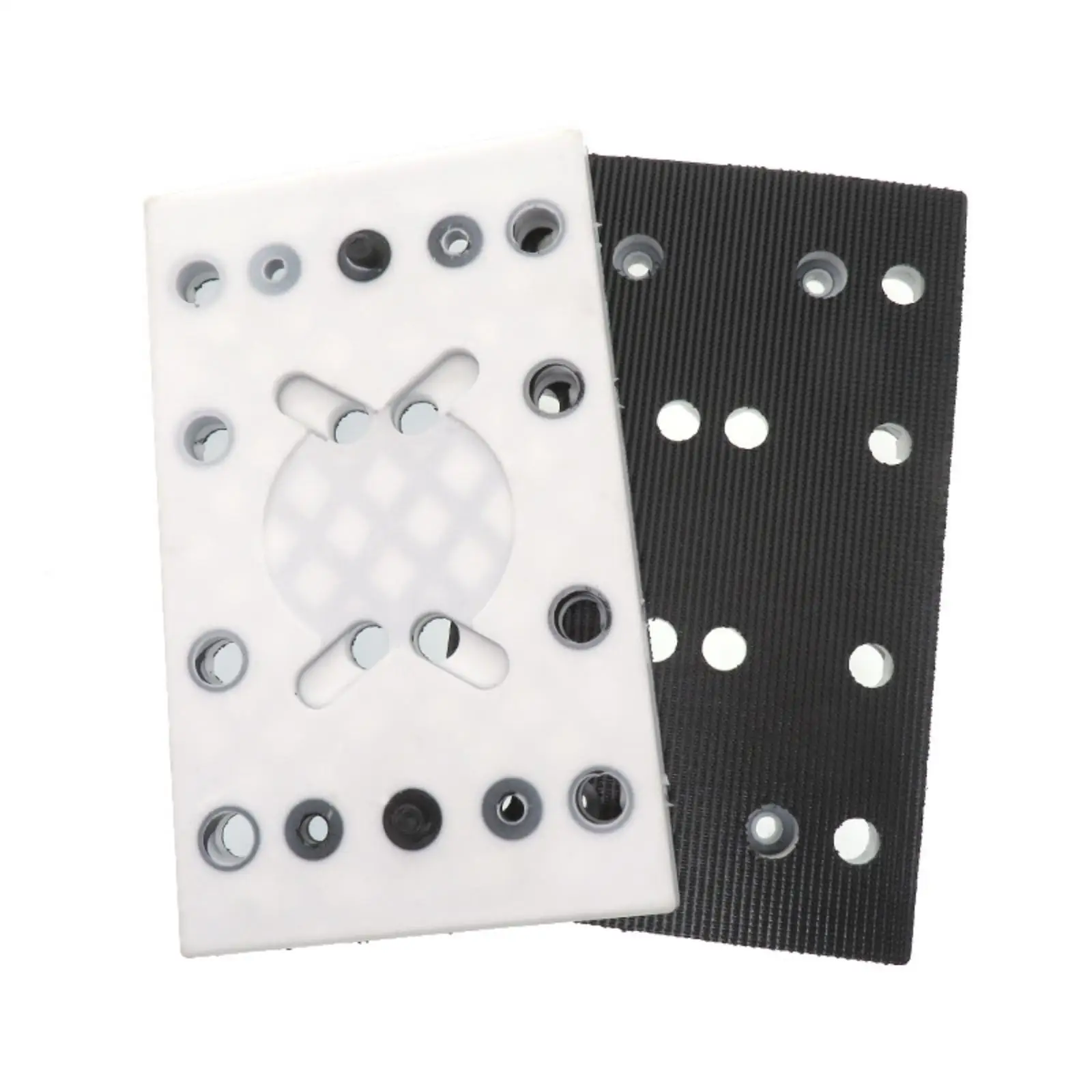 Rectangular Sanding Backing Plate Rapid-Swap Square Finishing Sander Backing Secure Plate Hold Sanding Base with Dust Extraction