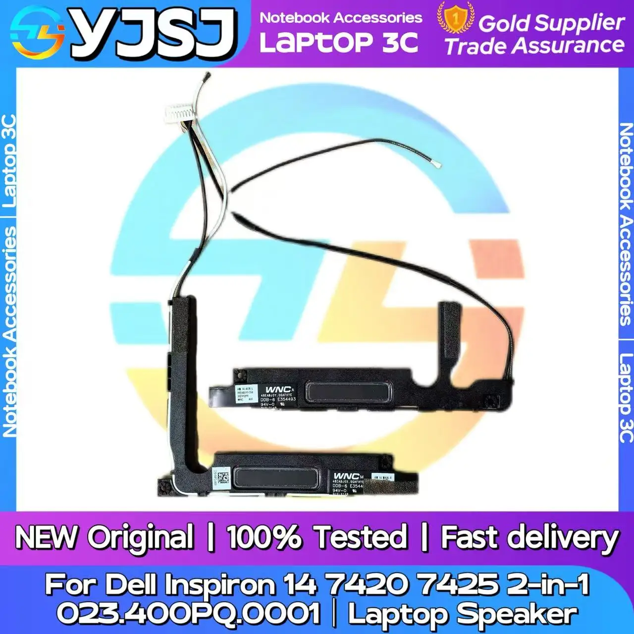 

New Original Laptop Notebook Audio Speaker For Dell Inspiron 14 7420 7425 2-in-1 built-in speaker horn audio 023.400PQ.0001