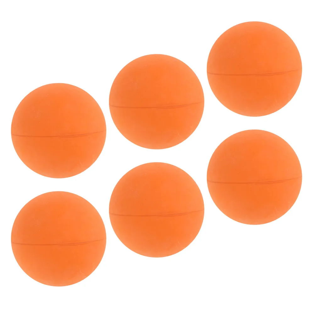 

6Pcs High Bounce Squash Training Balls Rubber Reaction Ball Hollow Lightweight Design Professional Grade Beginner Racketball