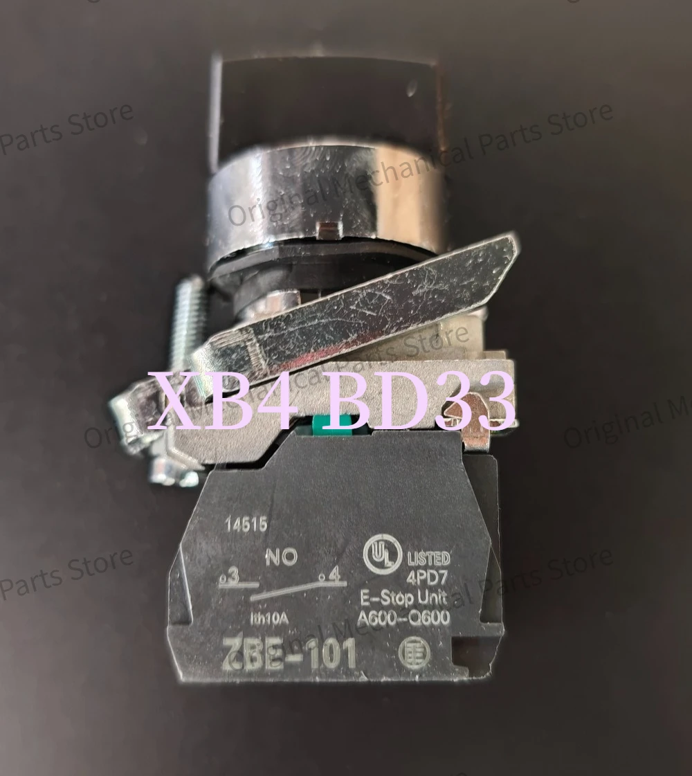 Brand New Original XB4BD33 Selector Switch Metal Black Ø22 3 Positions Stay Put Fast Delivery