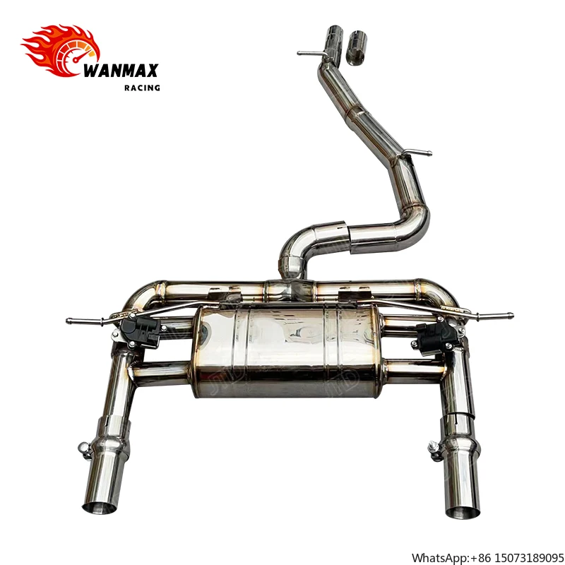 

Выхлопная система для Audi TT/TTS 2016-2023, спортивная, с клапанами, MK3 2.0 4WD