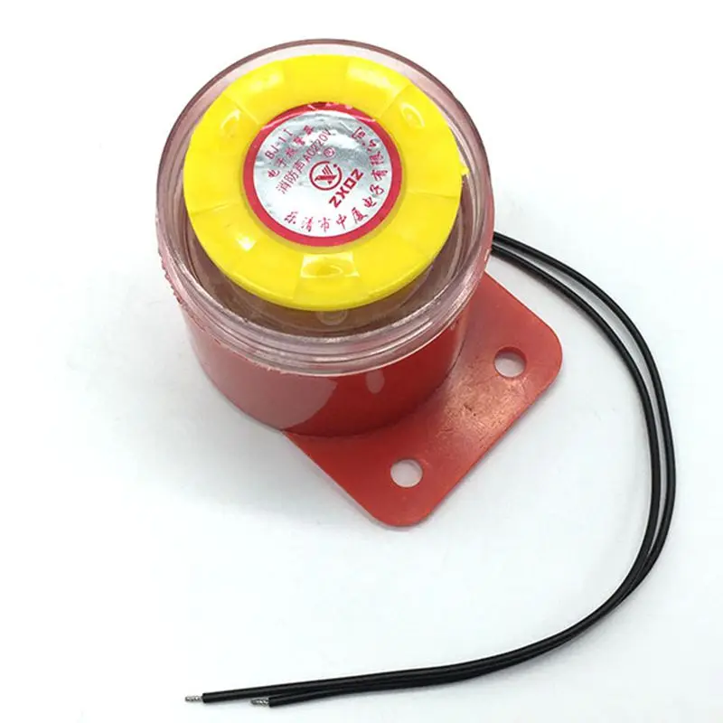 1PCS Industrial Electronic Alarm Red double wire 54 x 54mm 12/24/220V Loud voice