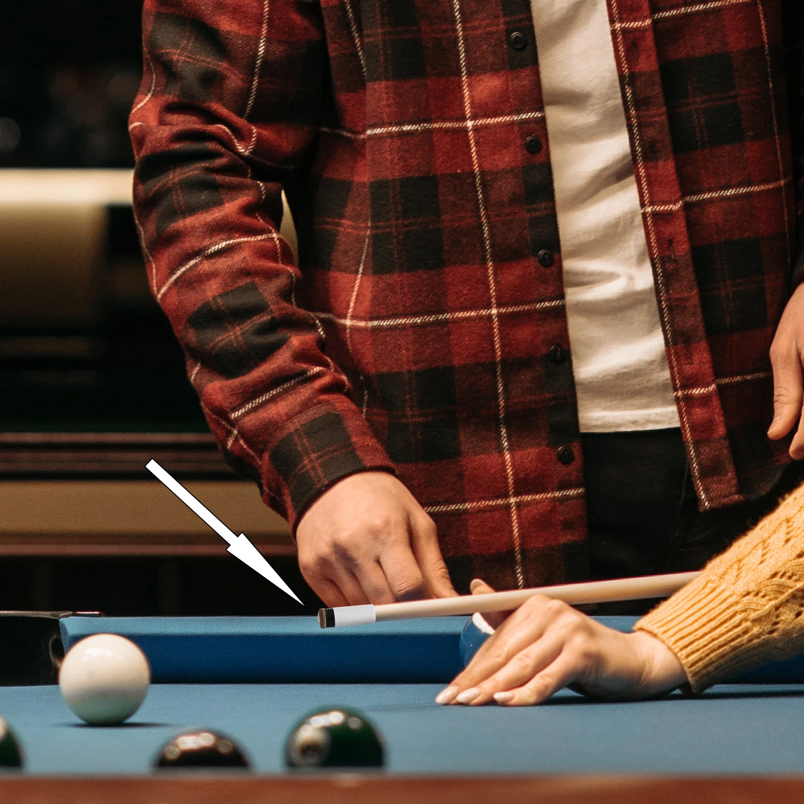 

5Pcs Billiard Supplies Tips for Pool Cues Easy Carry and Use Professional and Practical Design Cue Tips Billiard Replacement